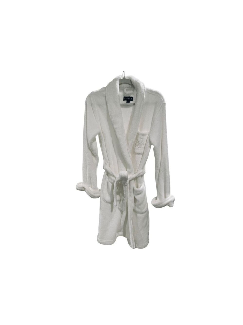 Lauren Ralph Lauren White Monogram Robe - Size Small (NWOT)